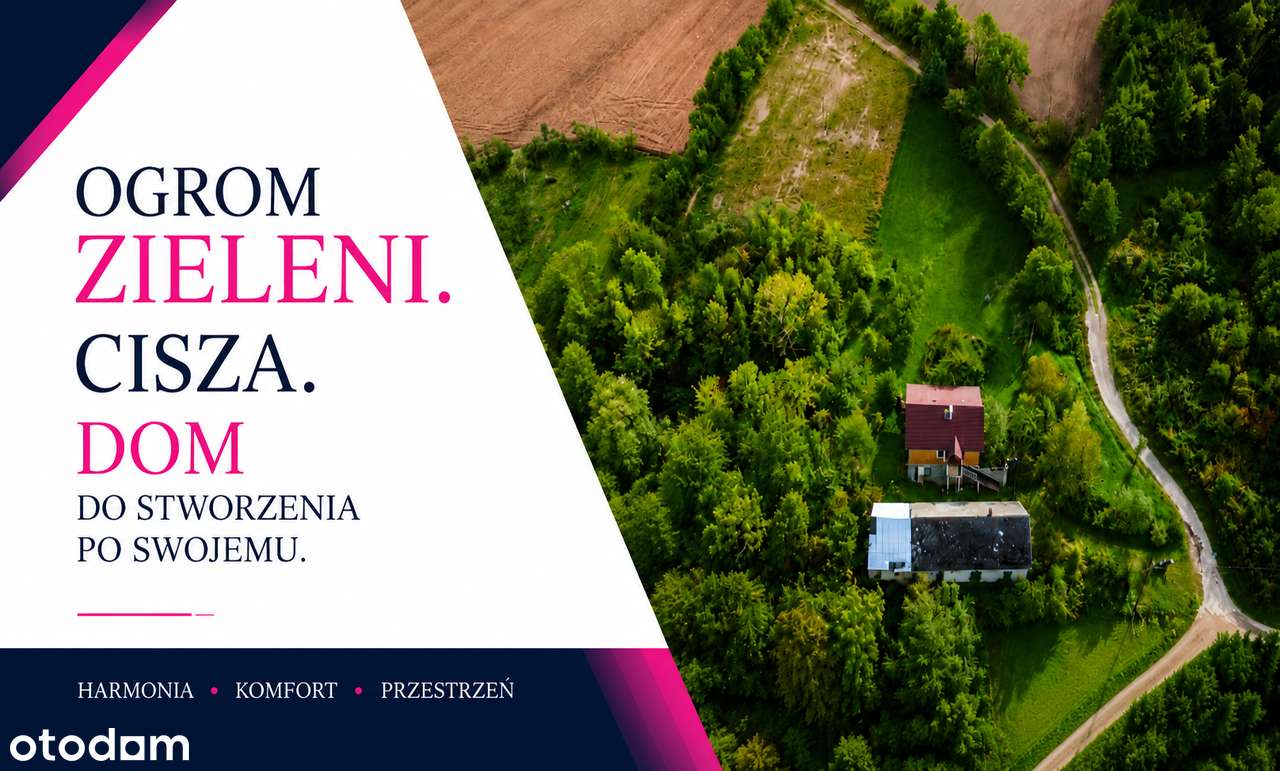 OGROM ZIELENI. CISZA. DOM DO STWORZENIA PO SWOJEMU.