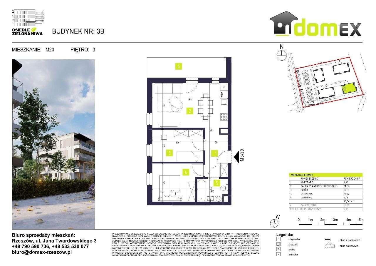 Zielona Niwa - Nowa Inwestycja Domex Rzeszów - Pełny obrazek: 4/10