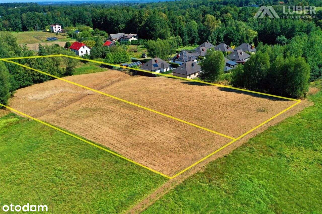 Duży teren budowlany 65 arów w Pisarzowicach - Pełny obrazek: 4/20