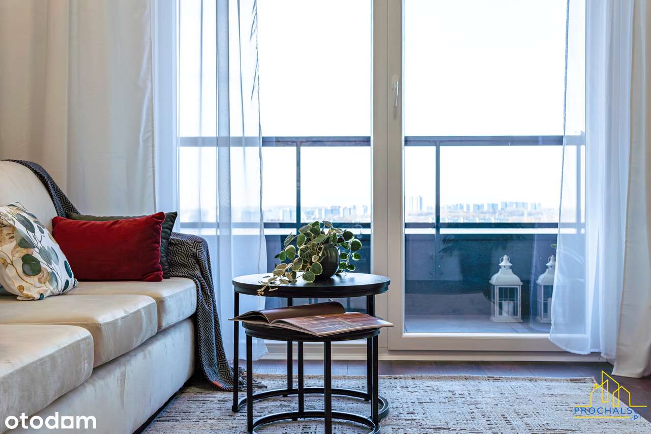 Nowoczesne 2-pok. umeblowane mieszkanie 14 piętro, piękny widok bezPCC-6