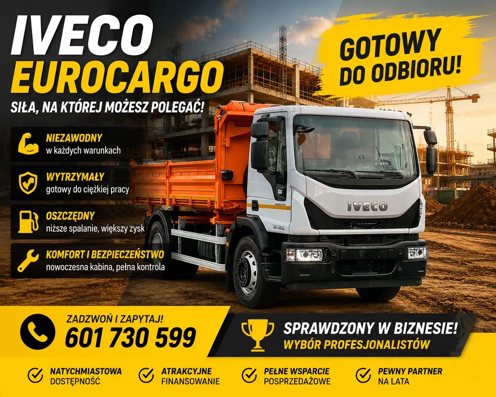 Iveco EuroCargo Wywrotka 3W od ręki