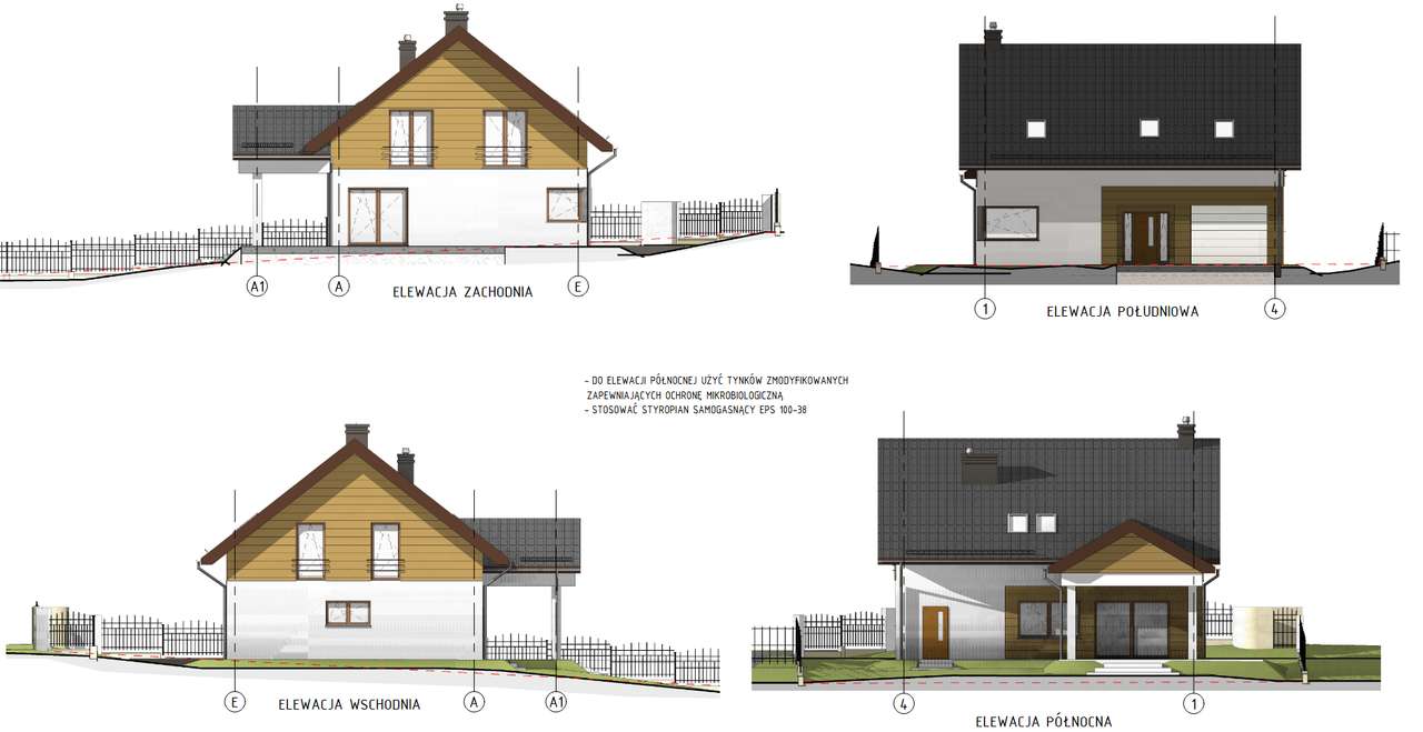 Działka budowlana 866 m² z projektem domu - Mysłowice, Brzezinka - Pełny obrazek: 5/13