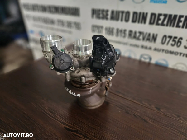 Turbo Turbina M Pachet Bmw 4.4 I Benzina Motor S68B44A Cod 8747743 M3 M4 M5 M6 MX3/4/5/6/7 G20 G30 G11 G12 G14 G15 G01 G02 G05 G06 G07 X3 X4 X5 X6 X7 F20 F21 F22 G30 G31 F10 F11 Euro 6 - 6