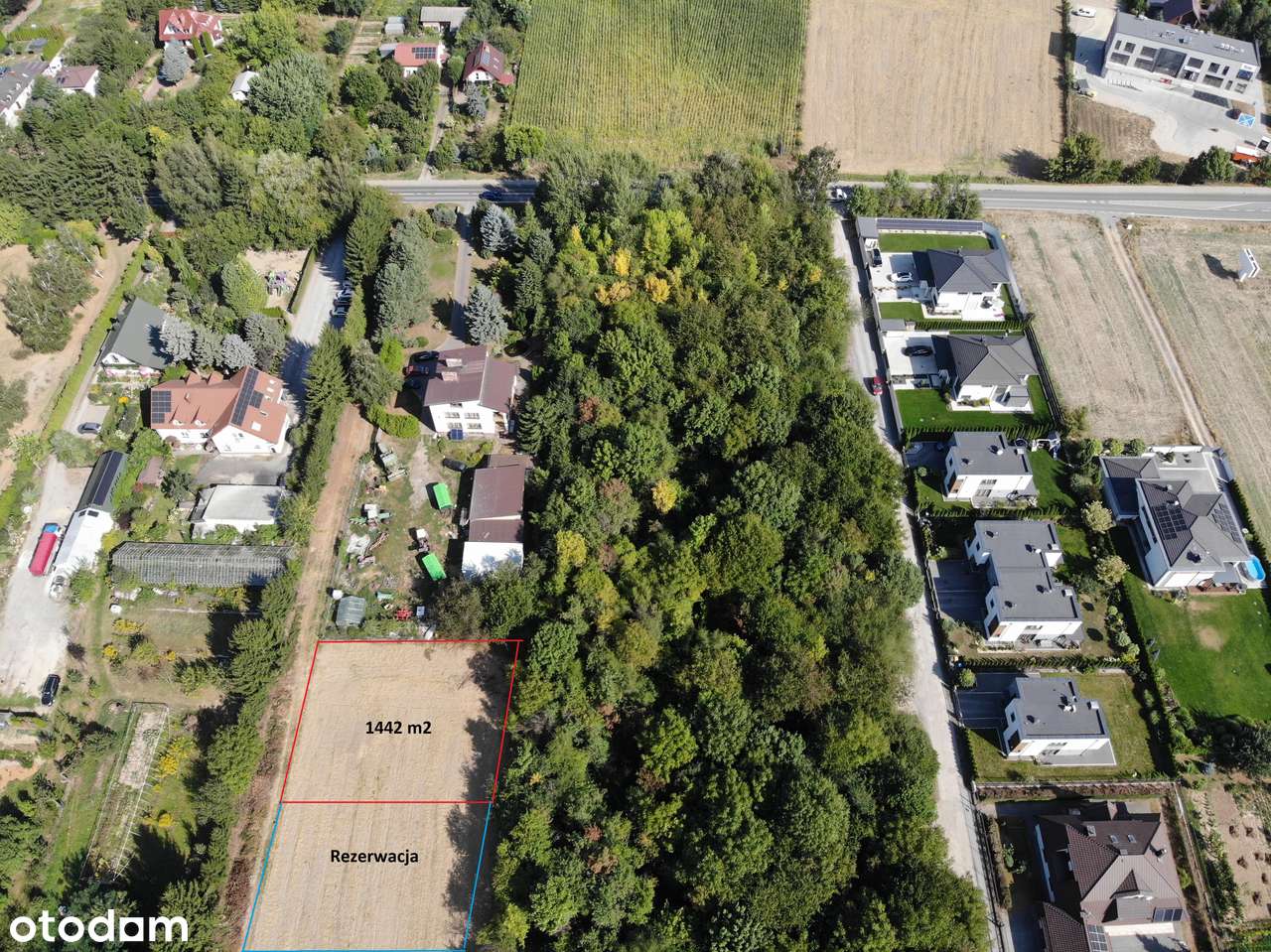 Działka, Nałęczowska,Dąbrowica pod dom wolnostojacy lub bliżniak, MR - Pełny obrazek: 2/2