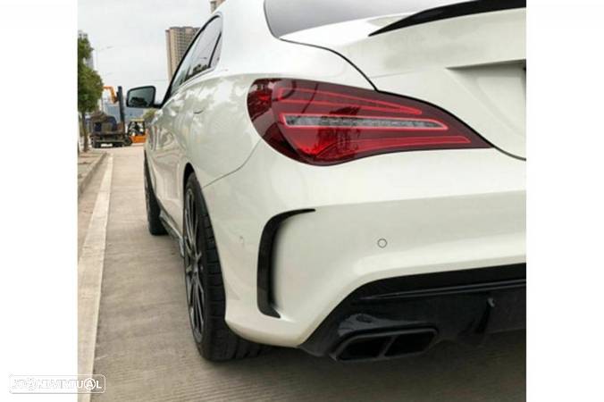 Barbatanas / Splitters Traseiros Mercedes CLA W117 C117 (2013 a 2018) Amg - 6