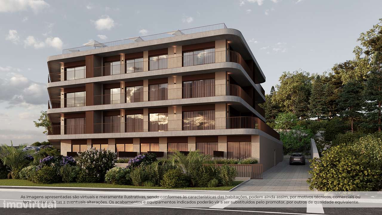 T1 NOVO c/ terraço de 32,48m2 e lugar de garagem em condomínio fechado-13