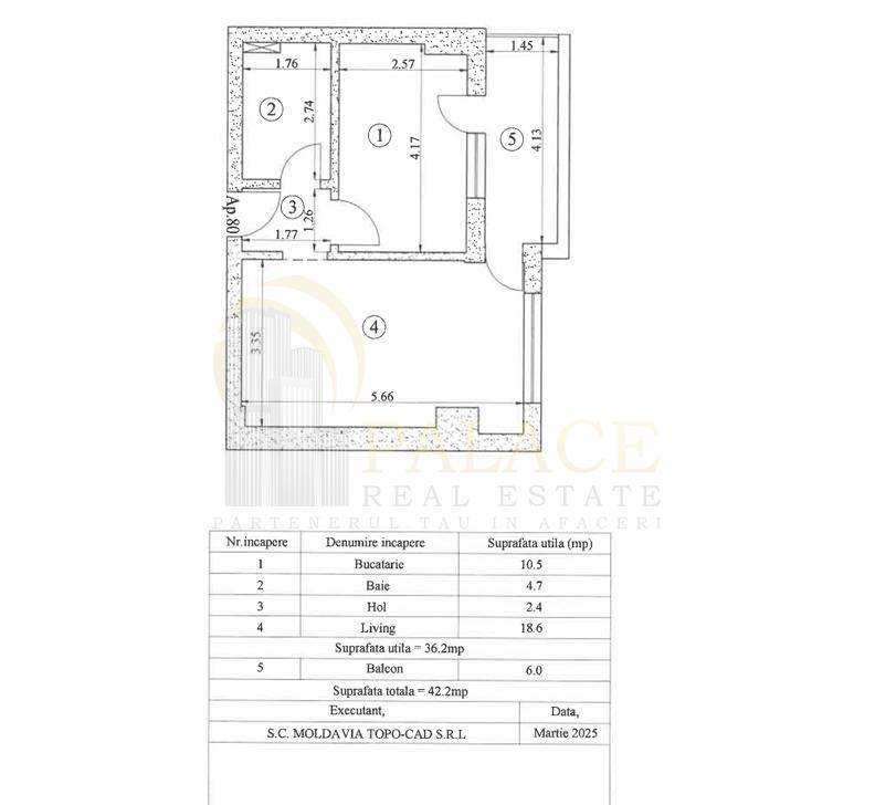 Apartament 1 Camera Dec INTABULAT TATARASI Bloc Nou - Imagine principală: 4/4