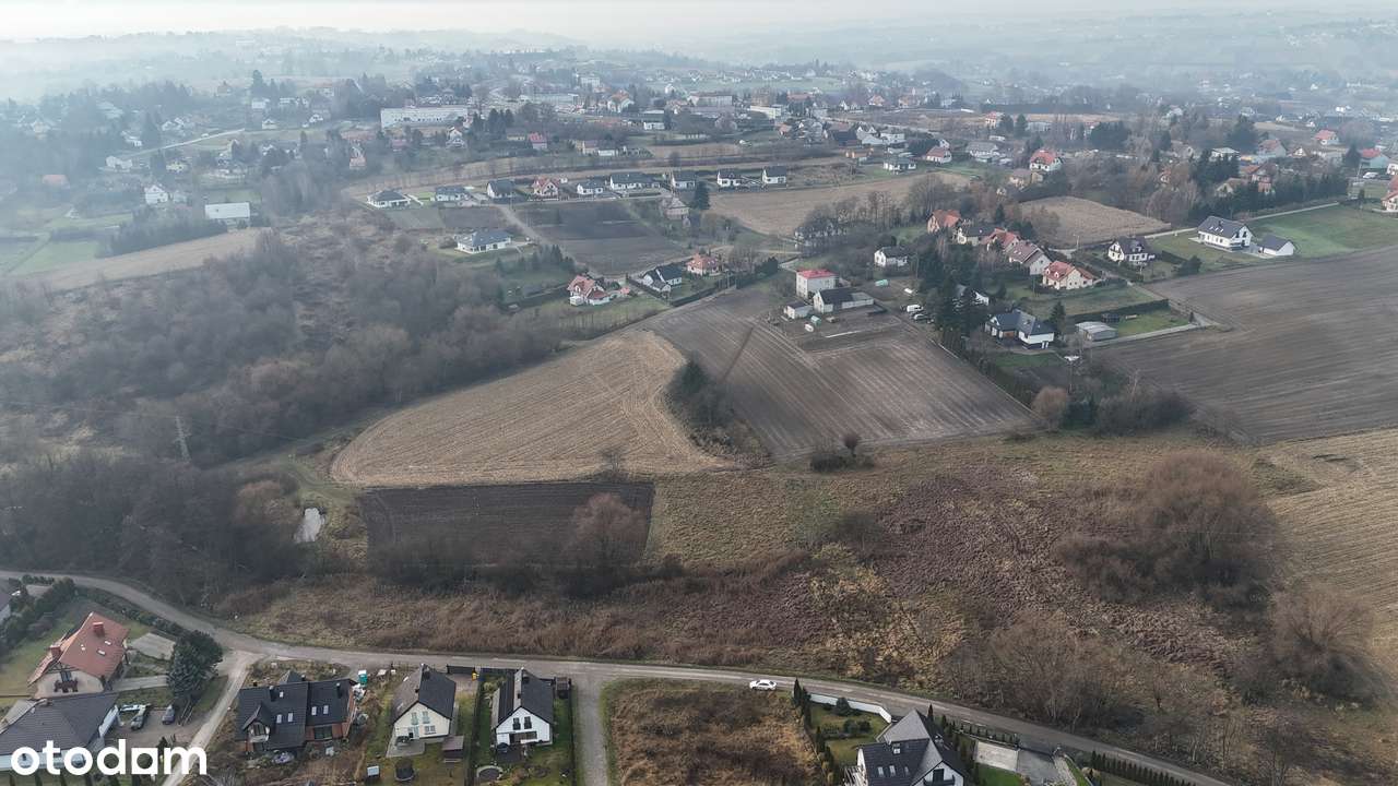 Płaska działka budowlana 7 arów - Kocmyrzów - Pełny obrazek: 5/9