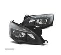 FAROIS FRONTAIS PARA OPEL ASTRA J 09-15 LUZ DIURNA LED FUNDO PRETO - 1