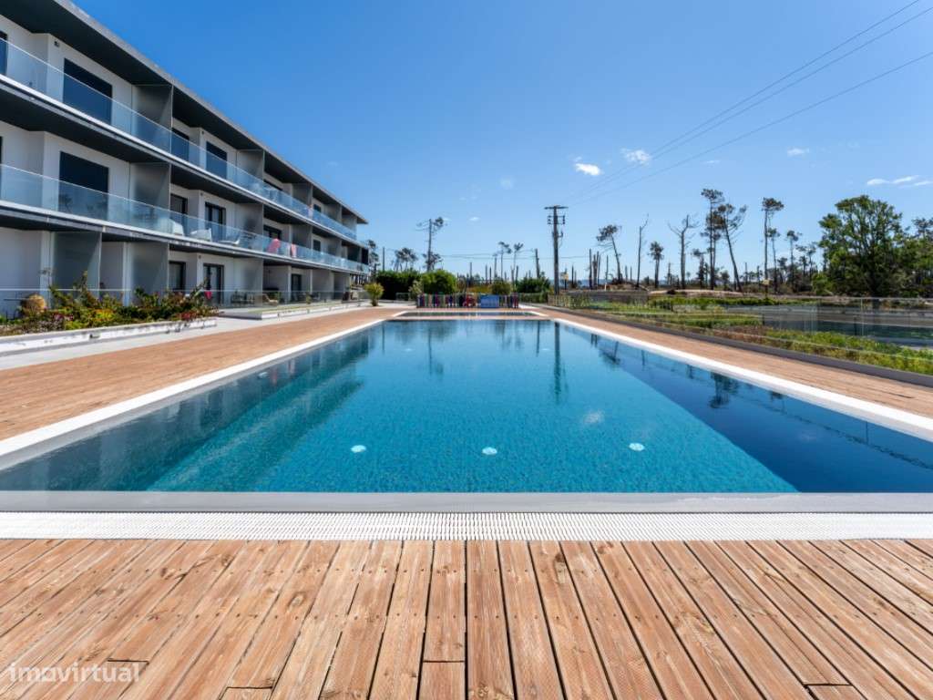 Apart T3 em condomínio com piscina e garagem na Nazaré (Costa de Pr...-21