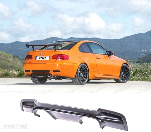 DIFUSOR TRASEIRO PARA BMW E92 E93 06-14 LOOK M3 CSL - 1