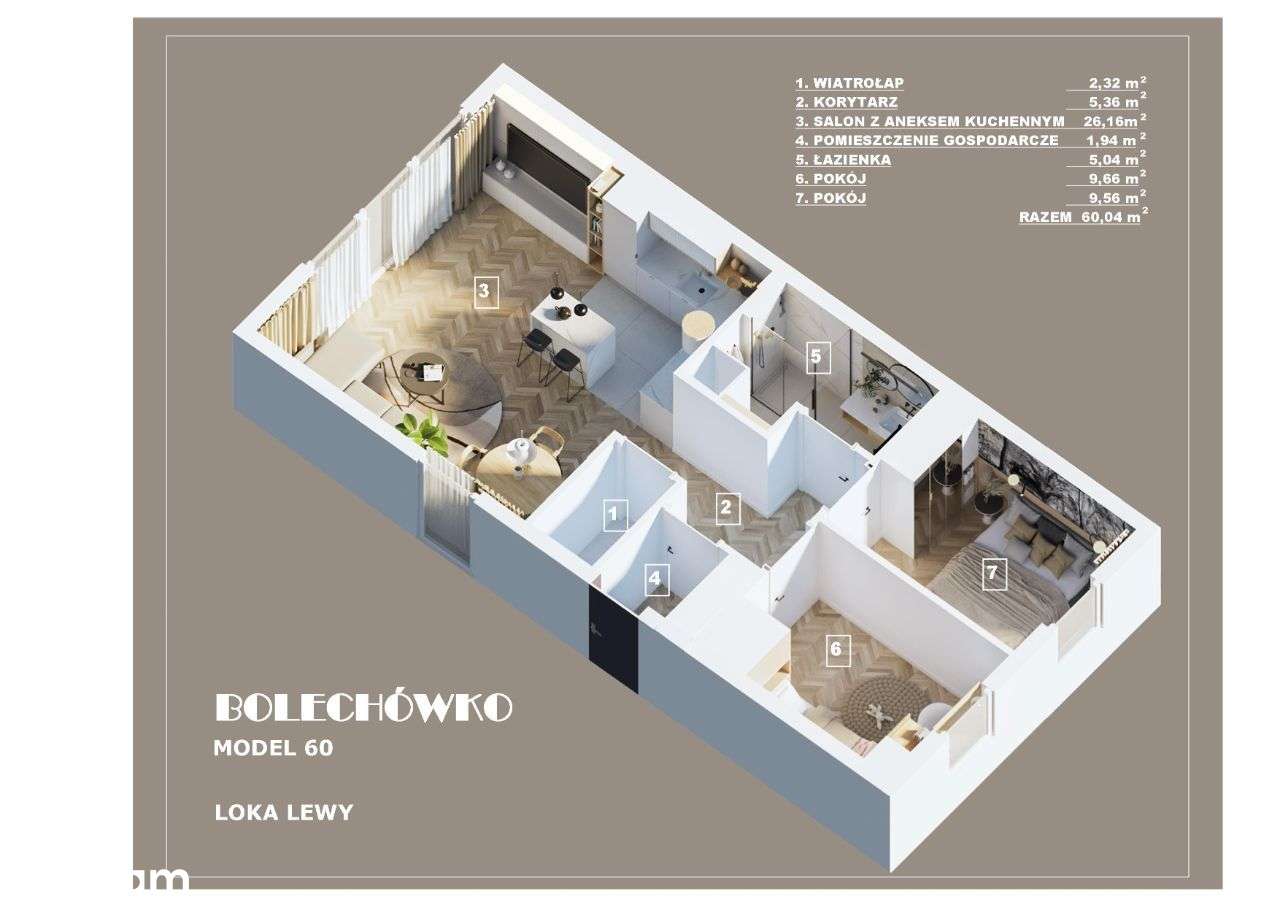 Dom, 60 m², Czerwonak - Pełny obrazek: 5/14