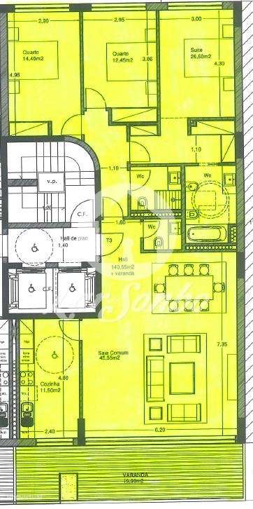 Apartamento T3 Novo no Porto-11