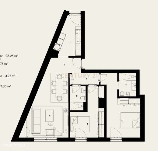 Luxuoso Apartamento T2 em Alcântara, Lisboa-4