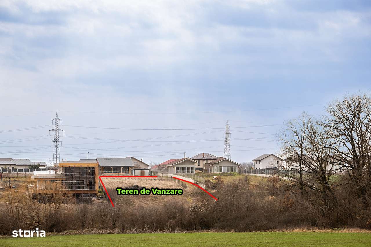 Balotești – teren intravilan cu priveliște superbă, 500–1200 mp-5