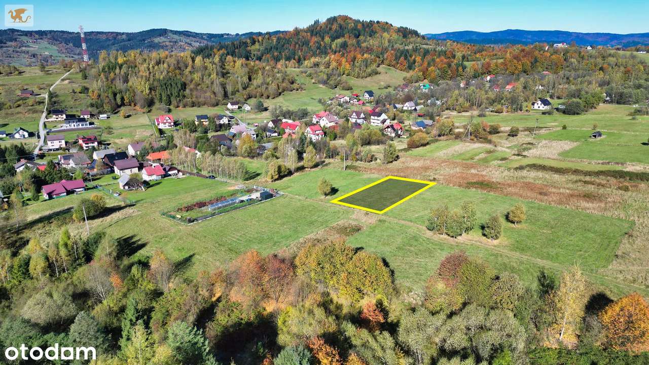 Koszarawa | Działki budowlane 13 arów | MPZP - Pełny obrazek: 5/9