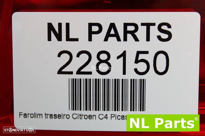 Farolim traseiro Citroen C4 Picasso 9653547480 - 6