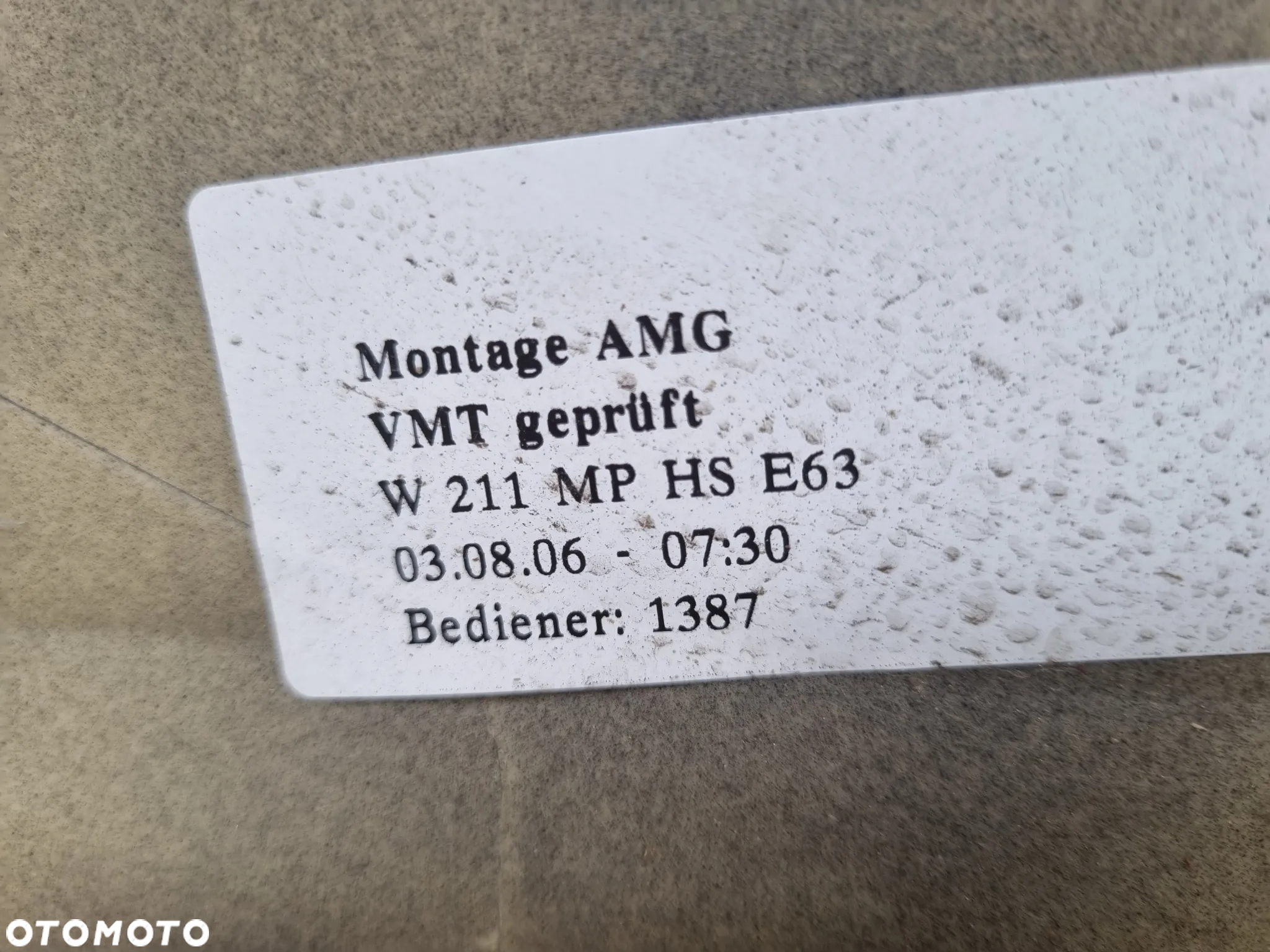 MERCEDES W211 E63 AMG ZDERZAK TYLNY SEDAN - 10