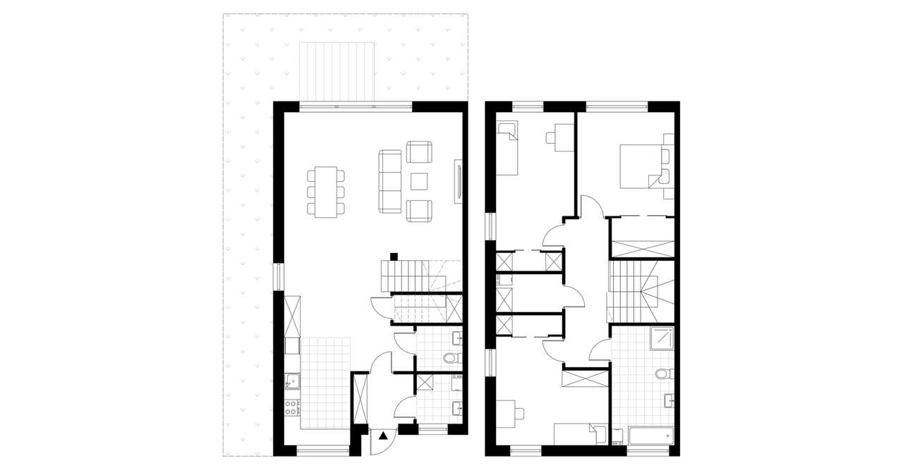4-pokojowy dom 113m2 + ogródek Bezpośrednio - Pełny obrazek: 3/8