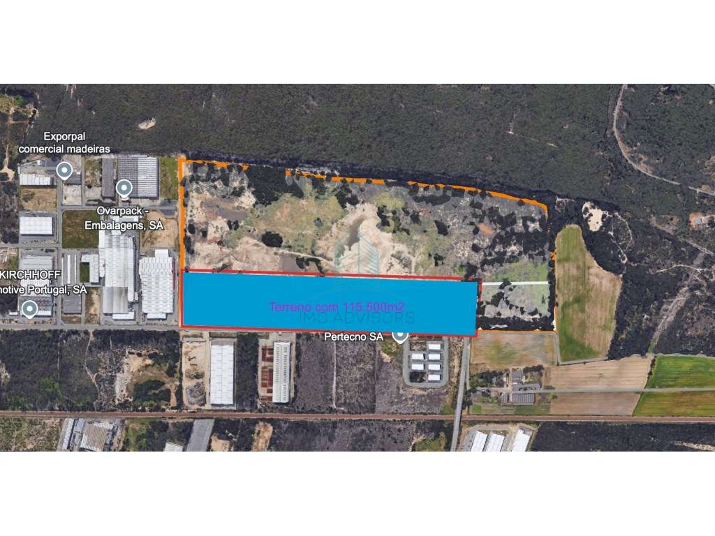 Terreno em zona Urbana Industrial com 115.500 m² em Ovar / Hub Logí...-1
