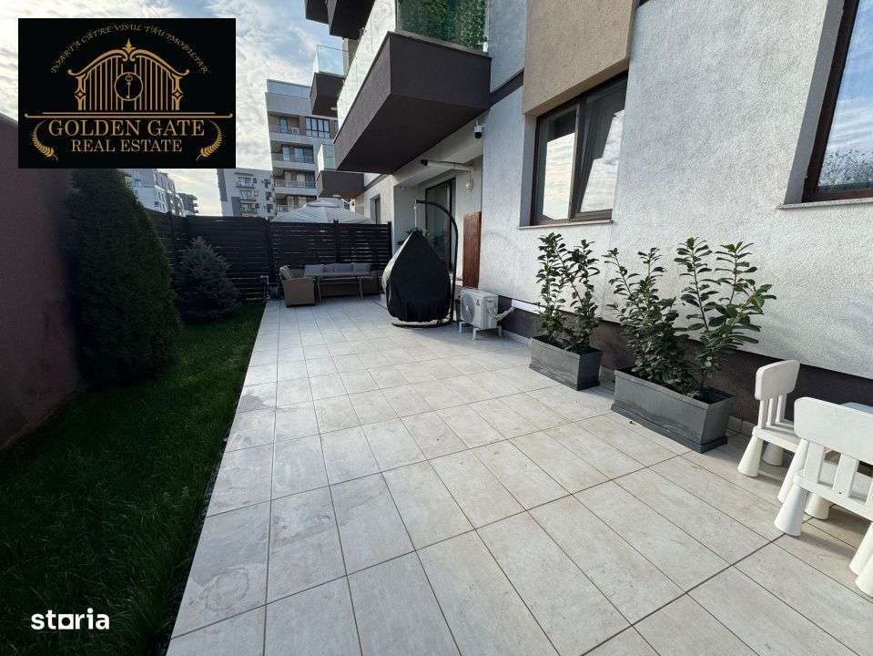Baneasa - Sisesti | 3 Camere Modern | 2 Bai | Terasa | Curte |-9
