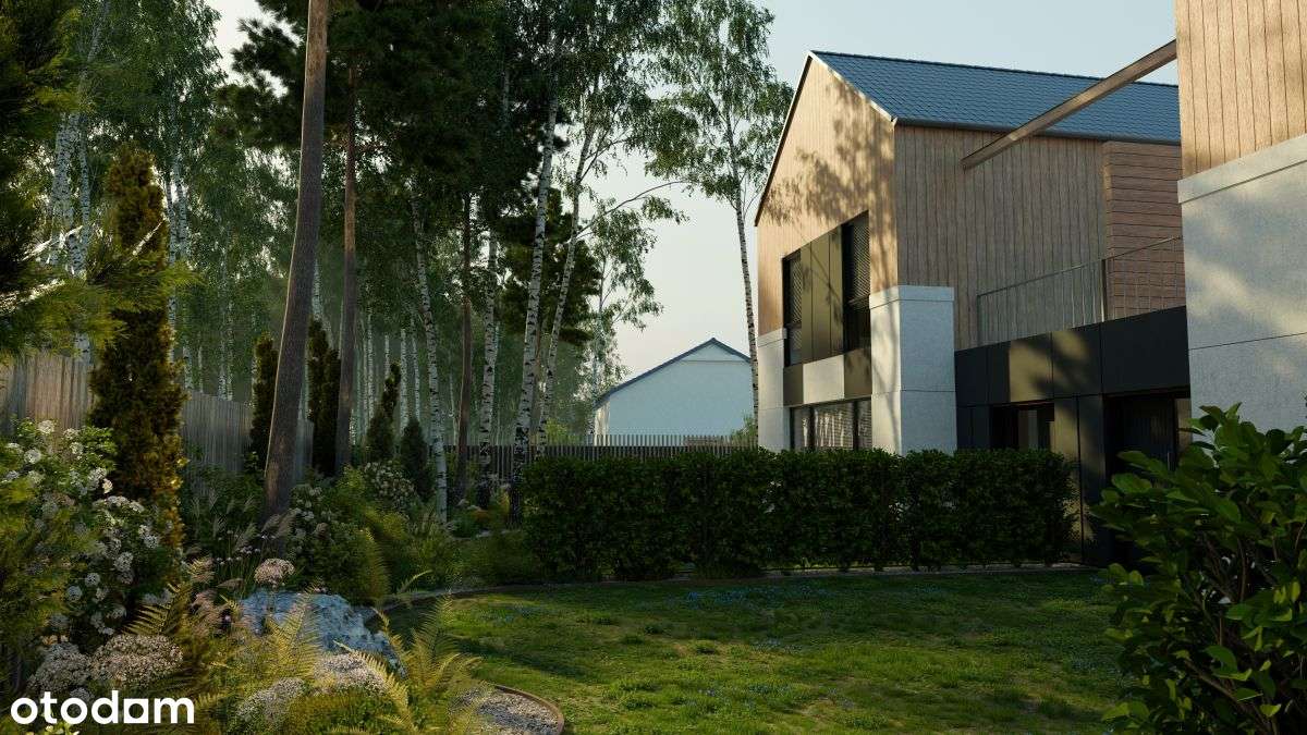 Dom z ogrodem pod Warszawą – nowoczesna inwestycja-7