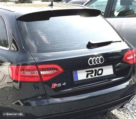 AILERON SPOILER PARA AUDI A4 B8 8K AVANT 08-15 LOOK RS4 - 4