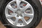 Jante Aliaj Aluminiu Roti Audi Q5 8R 5X112 235/65 R17 DUNLOP M+S de iarna COD: 8R0601025E RULAJ !!! 2000 KM !!! - 4