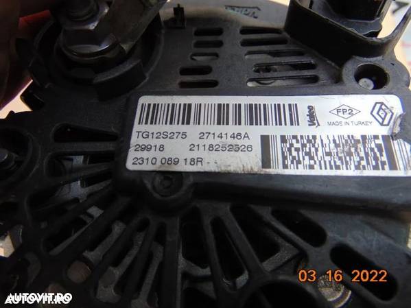 Alternator renault 1.5 Captur Clio 4 dacia Lodgy duster logan sandero mcv 1.5 - 2