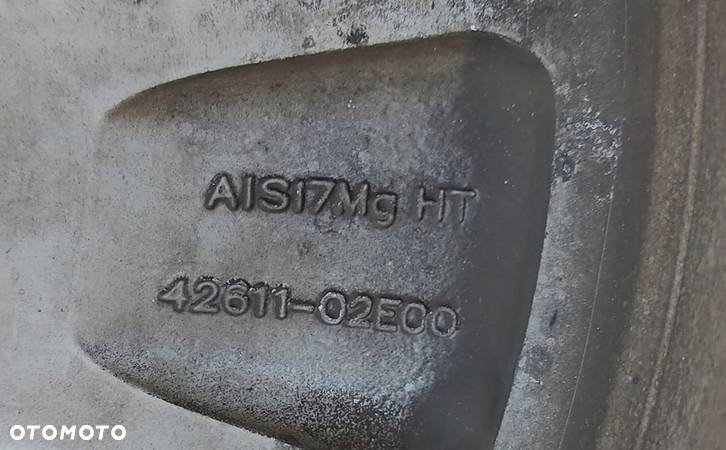 KOŁA OPONY LETNIE FELGI ALUMINIOWE TOYOTA AURIS I 17 42611-02E00 5x114.3 7J - 16