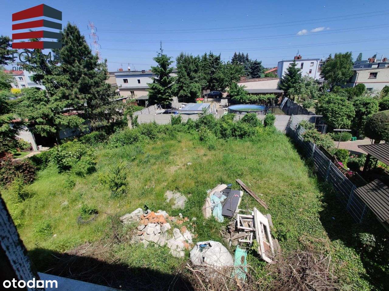 Działka z budynkiem do wyburzenia-1