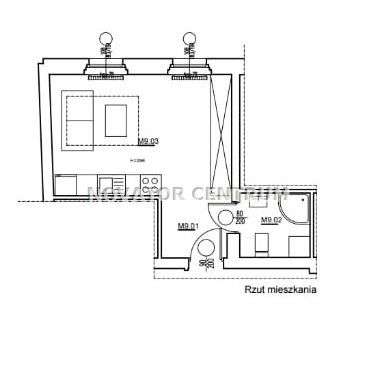 2 pokoje blisko Centrum, 36 m2, balkon - Pełny obrazek: 5/5