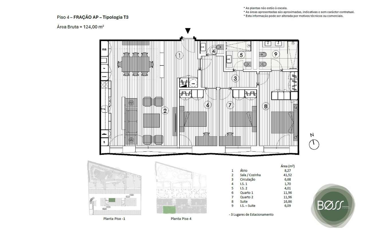 Apartamento T3 no Boss Gardens em Paranhos, Porto-20