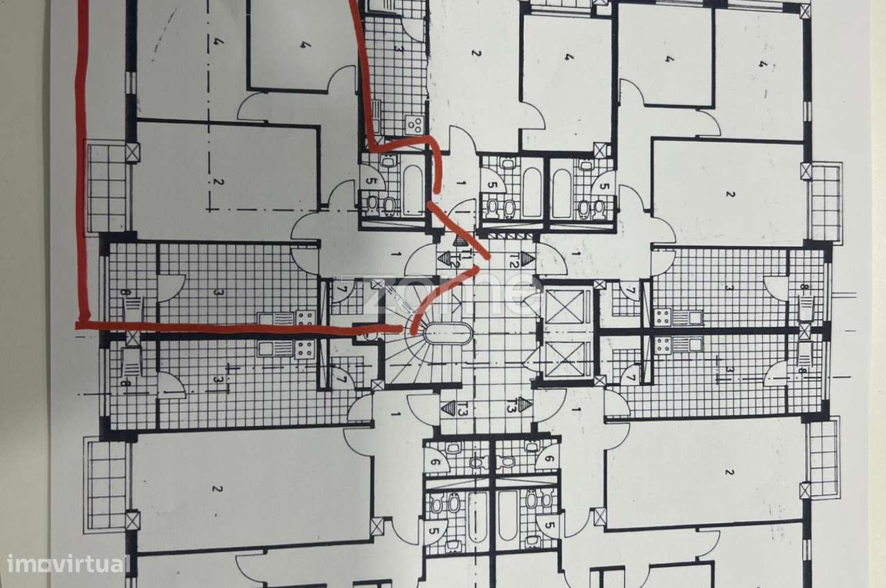 T2 no Centro de Chaves com 87m² - Grande imagem: 3/5