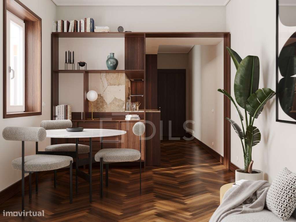 Apartamento T1 com terraço situado na Baixa do Porto - Grande imagem: 3/60