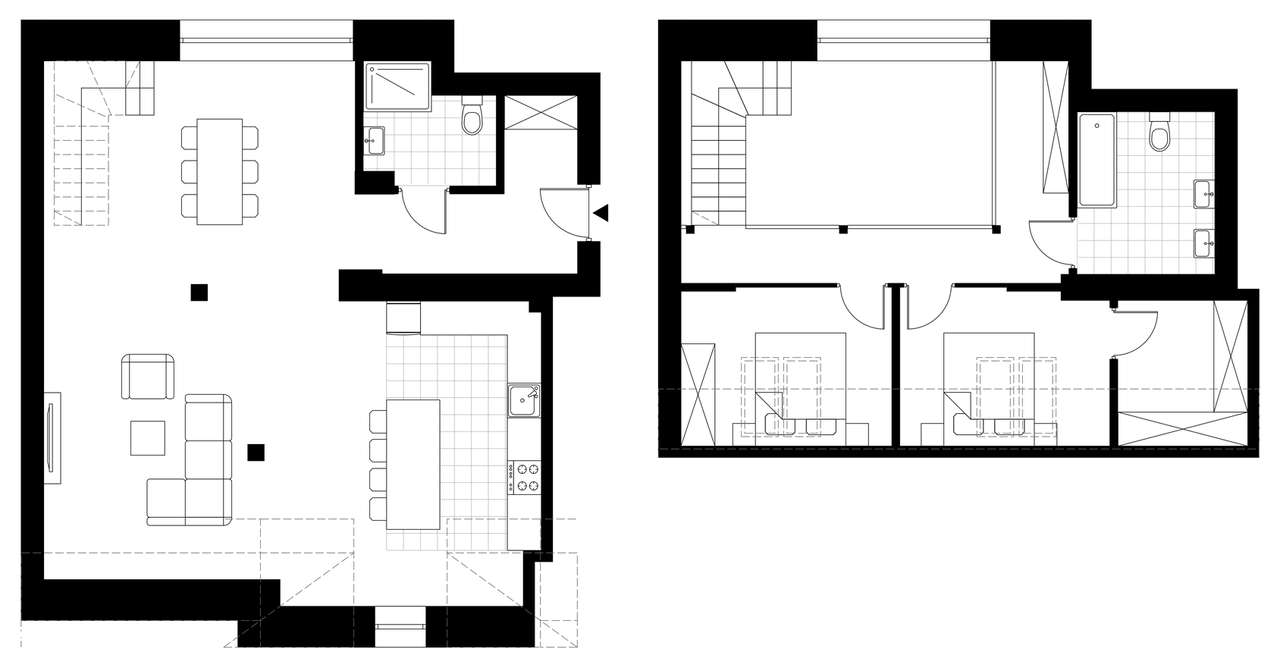 3-pokojowe mieszkanie 122m2 Bezpośrednio - Pełny obrazek: 2/7