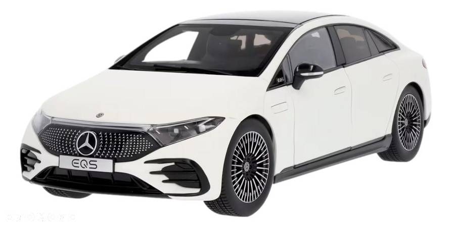 MERCEDES Model samochodu 1:18 EQS V297 Saloon opalite white bright - 1