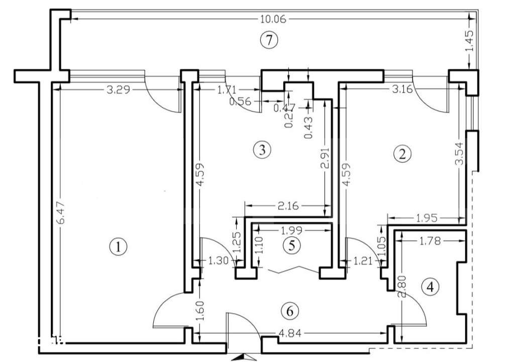 OCAZIE! Apartament decomandat cu 2 camere - ansamblu 2024 - Imagine principală: 5/5