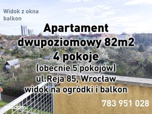 Apartament dwupoziomowy REJA 85 Wrocław