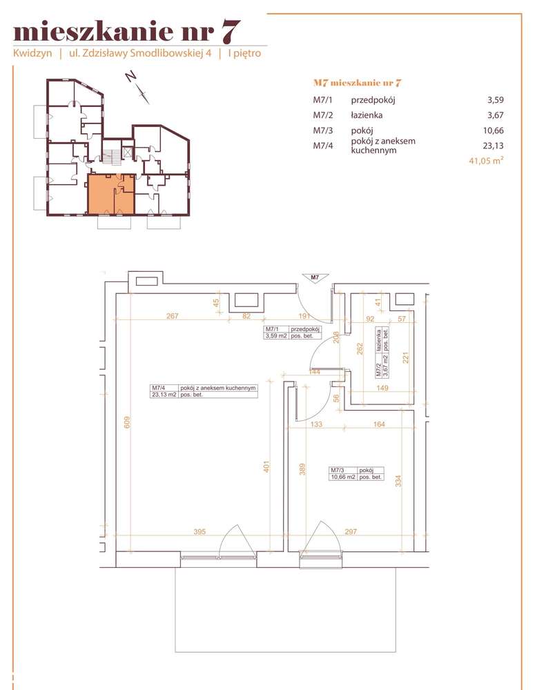 Nowe mieszkania w Kwidzynie | 2 pokoje - Pełny obrazek: 4/8