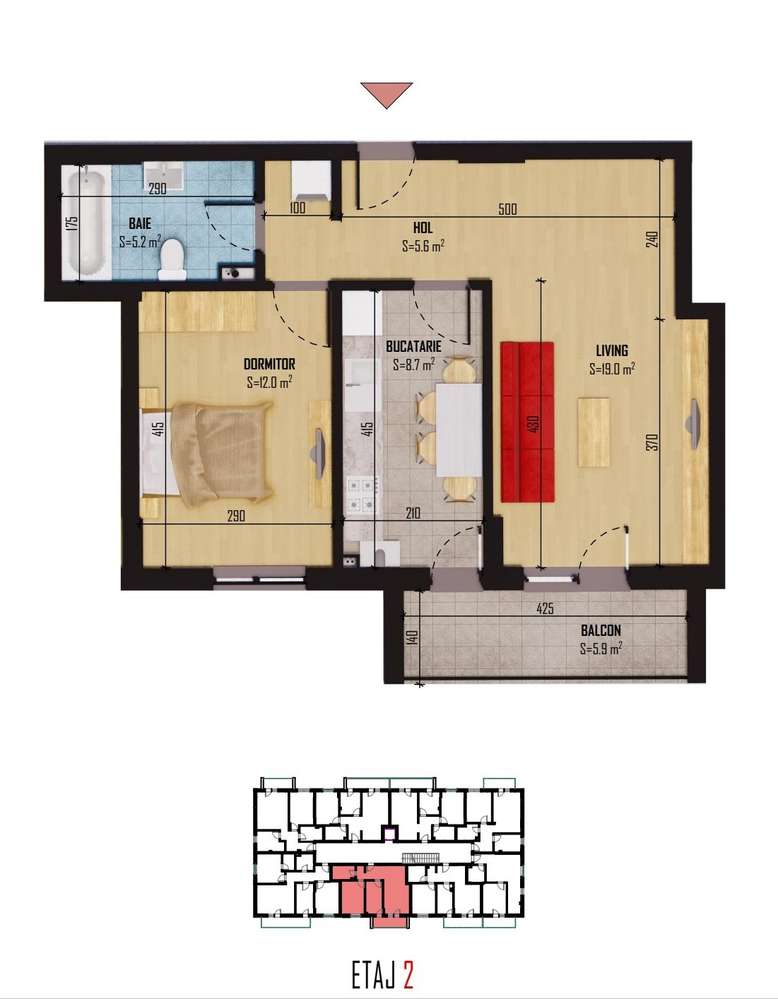Apartament 2 camere - Ideal pentru familie - Bragadiru vsv Mc Donald's - Imagine principală: 2/6