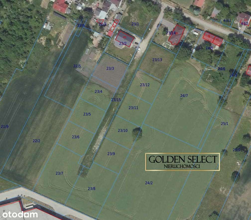 Nowa Wieś Wrocławska | 860 m2 | Działka budowlana | Media w drodze |-6