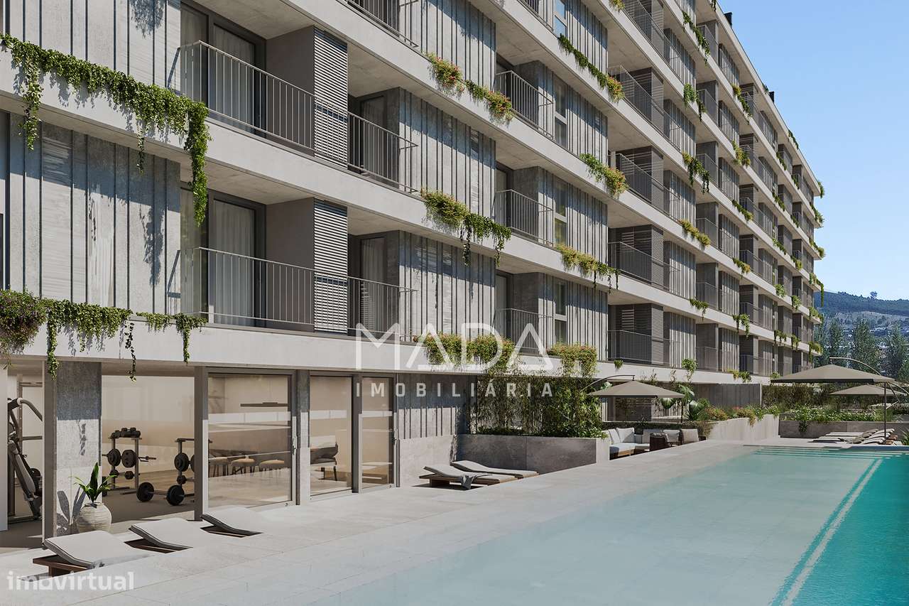 Apart. T0 c/piscina, ginásio e garagem na Rodovia em S. Victor, Braga-14