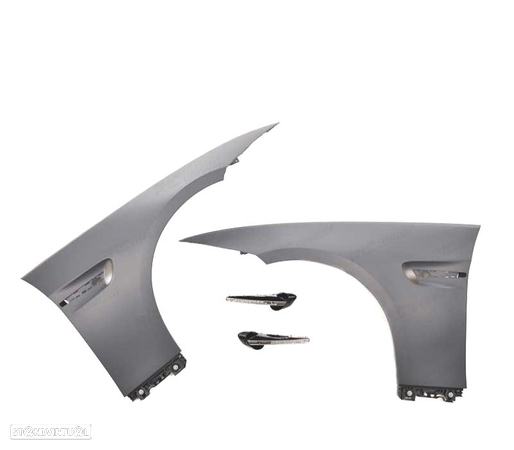 KIT DE 2 GUARDA-LAMAS PARA BMW SÉRIE 3 E92 E93 LOOK M3 DIREITA ESQUERDA - 4