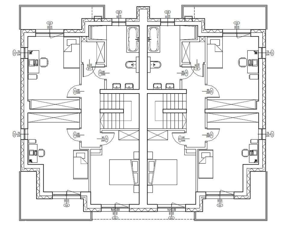 Energooszczędne i nowoczesne bliźniaki z garażem-8