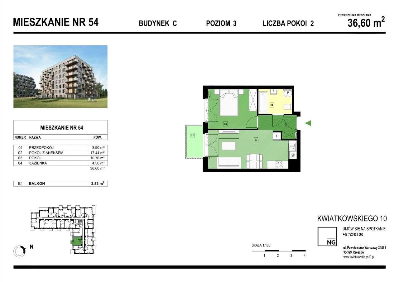 2 pokoje | Panorama Kwiatkowskiego | NIE PRZEGAP❤️ - Pełny obrazek: 2/7
