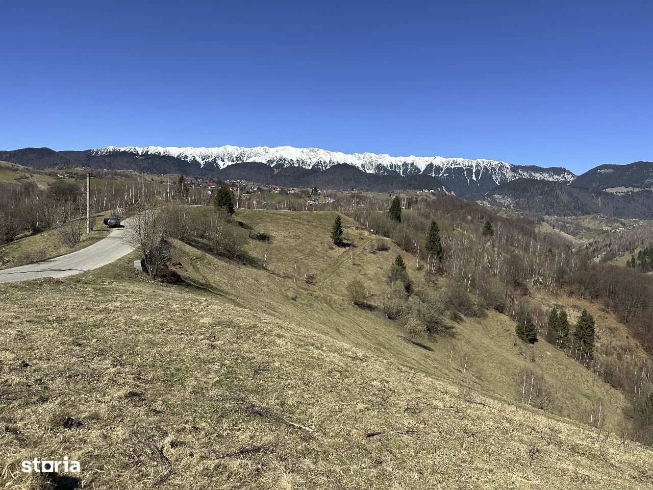 Teren 7000 mp in zona Pestera-Moieciu, la 5 km de Bran