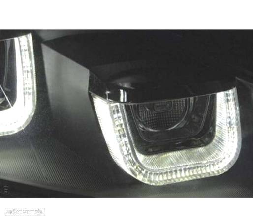 FAROIS PARA VOLKSWAGEN VW GOLF VI LIMOUSINE 08-12 DINAMICOS FULL LED ANGEL EYES U - 4