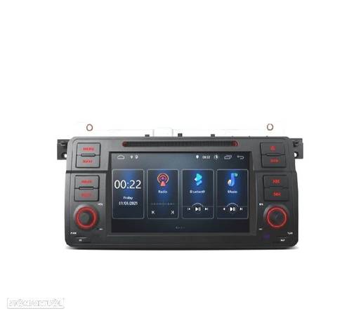 AUTO RÁDIO GPS ANDROID 10 PARA BMW E46 ROVER 75 MG ZT - 4