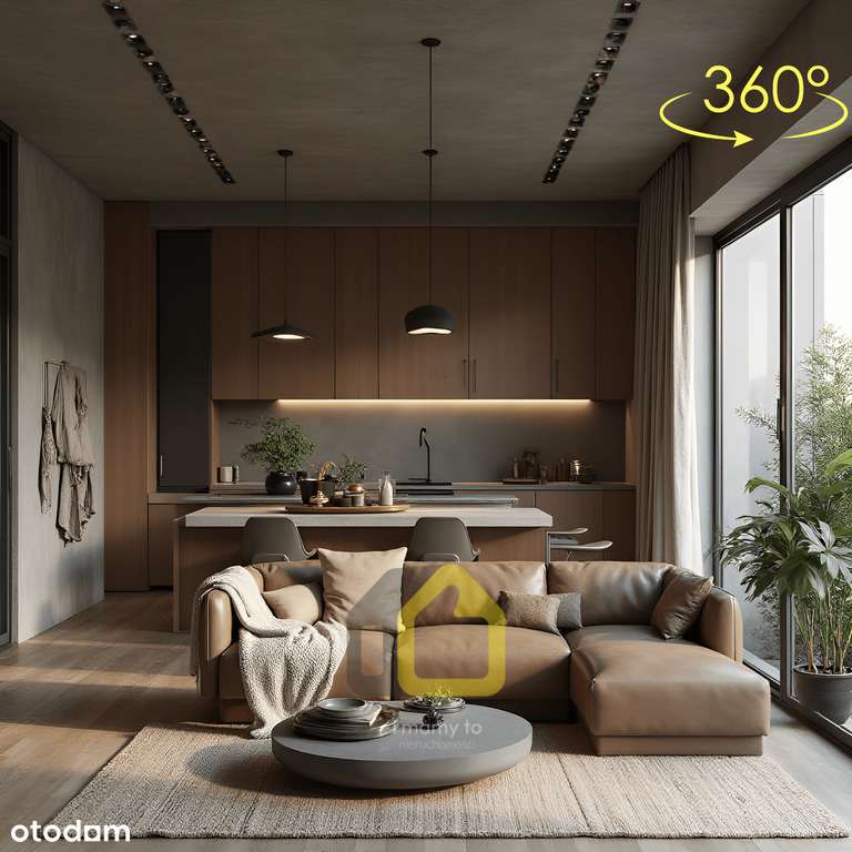 Jasna kawalerka z równym światłem przez cały dzień-0